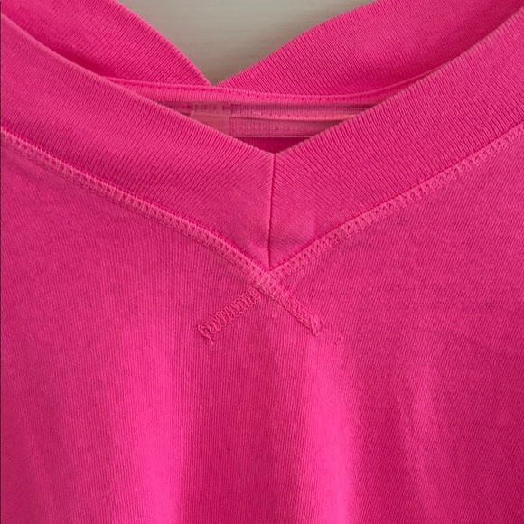 Free People Hot Pink Long Sleeve Top - Picture 4 of 9